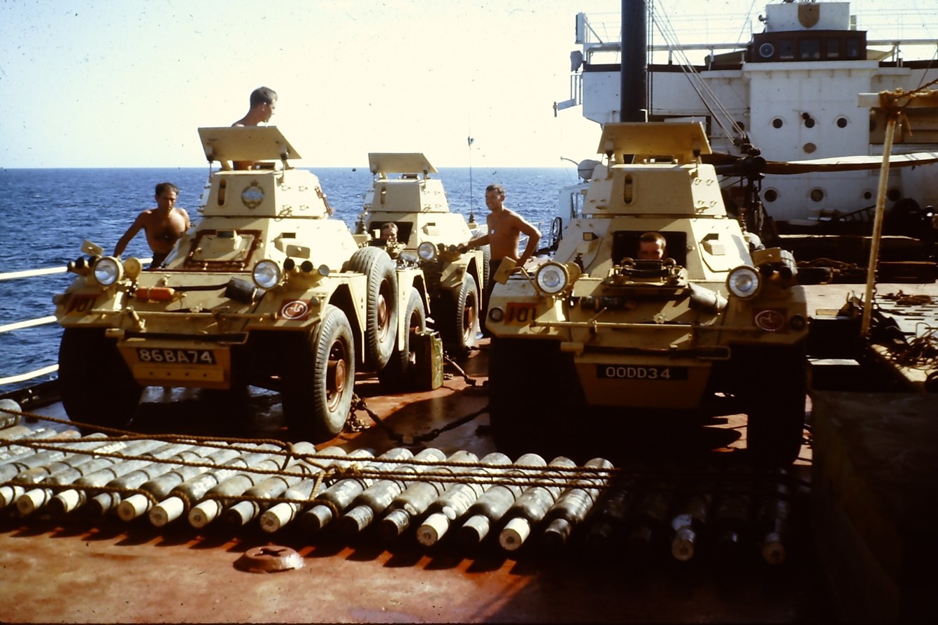 2 Troop being transported from the Persian Gulf back to Aden