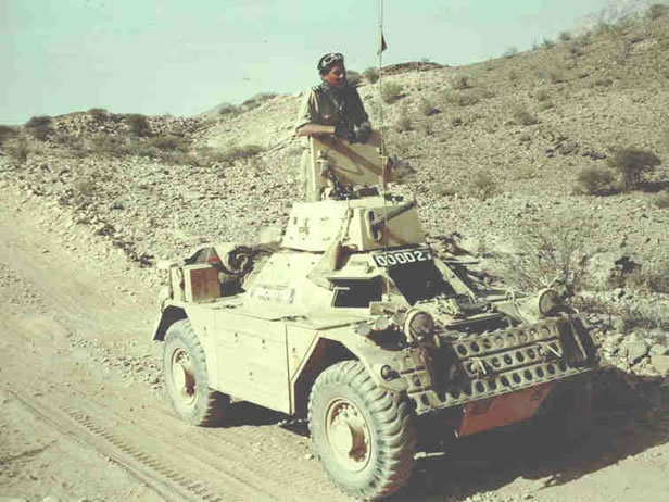 The Ferret was an ideal vehicle for the terrain