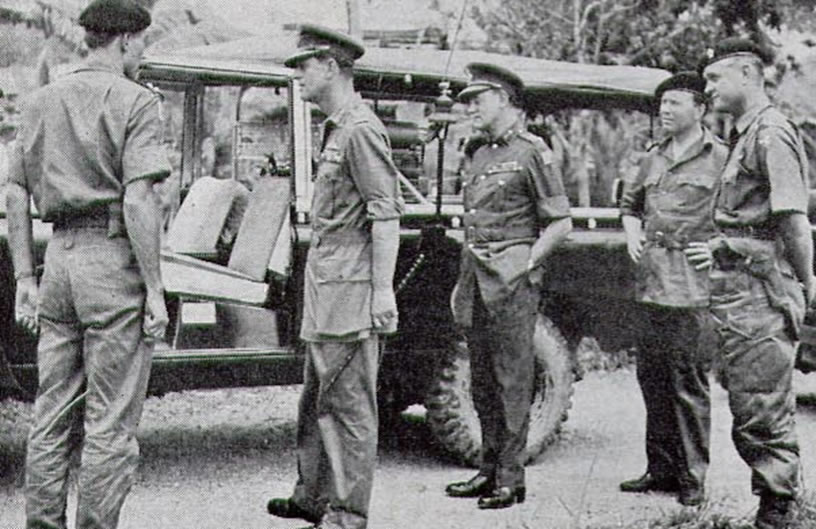 The Duke of Edinburgh visits the Sarawak squadron