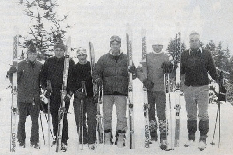 February 1981: 4 RTR teams active on snow and ice