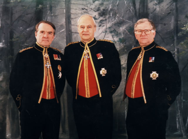 Colonels Commandant were knights, Sir Laurence New, Sir Jeremy Blacker and Sir Antony Walker